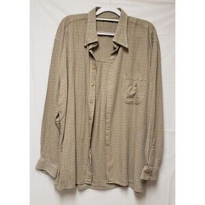 Men's Jack Lipson  Button Down Long Sleeve Casual City Shirt Sz XXL PO Good